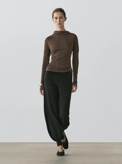 Водолазка с воротником-стойкой- Заказать в России