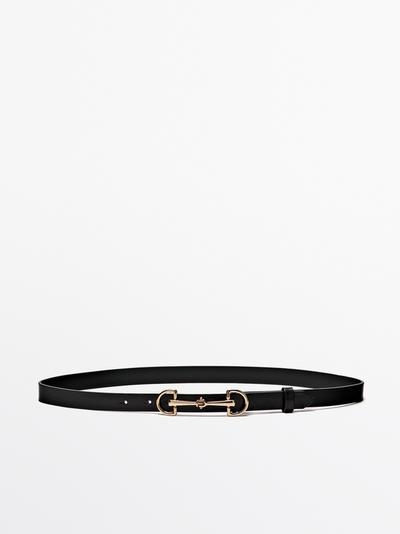 Massimo Dutti Кожанный ремень для верховой езды