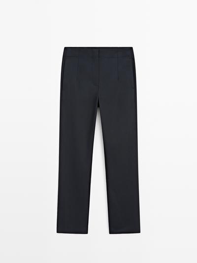 Massimo Dutti Брюки из технической смесовой ткани