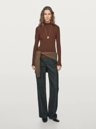 Лонгслив с деталями швов- Заказать в России