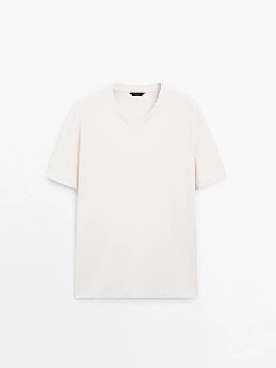 Футболка среднего веса из 100% хлопка- Заказать в России