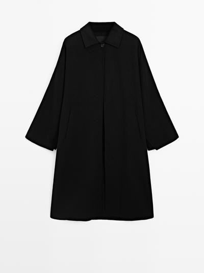 Massimo Dutti Пальто с длинным рукавом летучая мышь