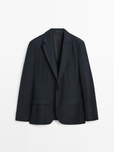 Massimo Dutti Пиджак с текстурным плетением купить с доставкой.