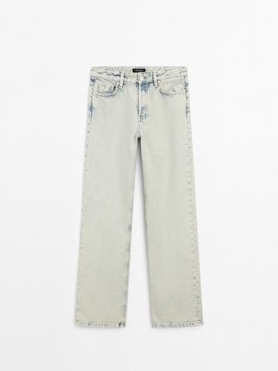 Massimo Dutti Джинсы с широкими штанинами и средней посадкой
