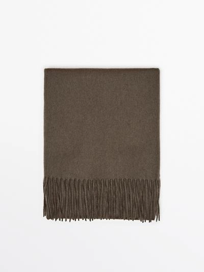 Шарф из шерстяной смеси- Заказать в России