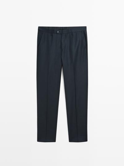 Massimo Dutti Брюки-костюм с микротекстурным плетением