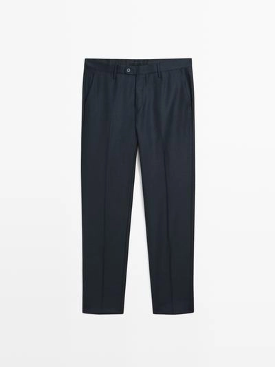 Брюки-костюм с микротекстурным плетением- Заказать в России