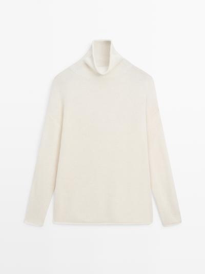 Massimo Dutti Свитер из шерсти с высоким воротником