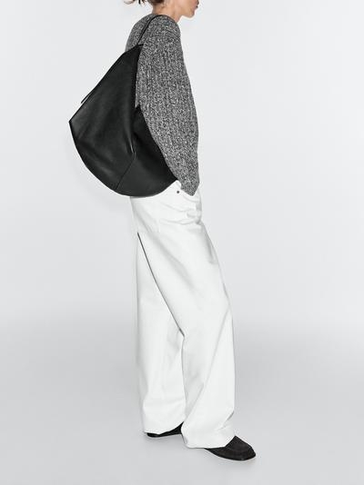 Massimo Dutti Сумка из натуральной кожи NAPPA среднего размера