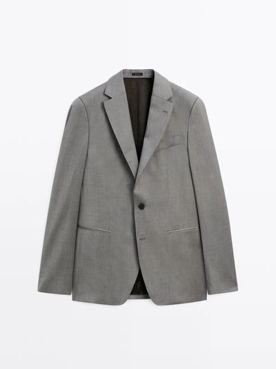 Шерстяной пиджак для костюма- Заказать в России