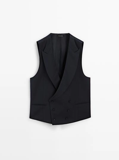 Жилет из шерстяной смеси для костюма
