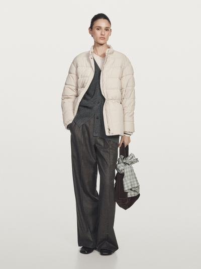 Massimo Dutti Пуховик с водоотталкивающим покрытием купить с доставкой.