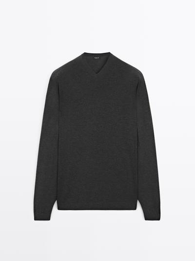 Massimo Dutti Свитер из шерстяной смеси купить с доставкой.