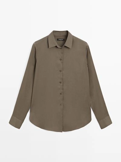 Рубашка с летящим воротничком- Заказать в России