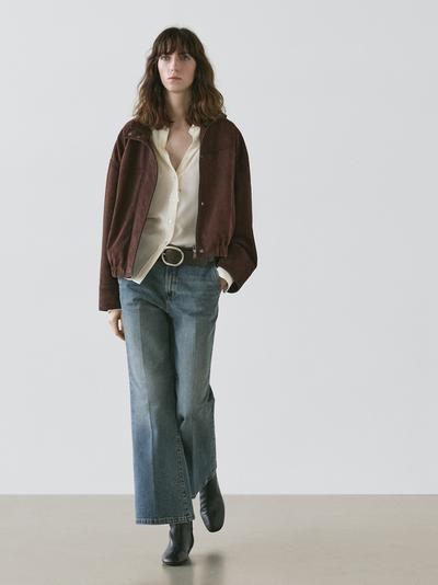 Massimo Dutti Джинсы белл-боттом средней посадки купить с доставкой.