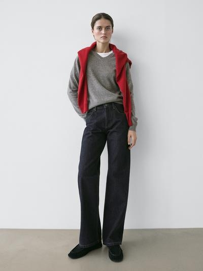 Massimo Dutti Джинсы свободного кроя средней посадки