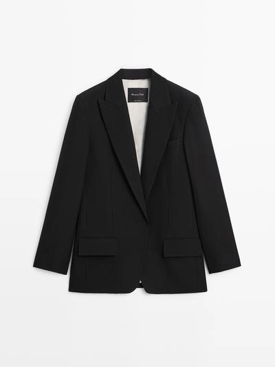 Пиджак из креповой ткани