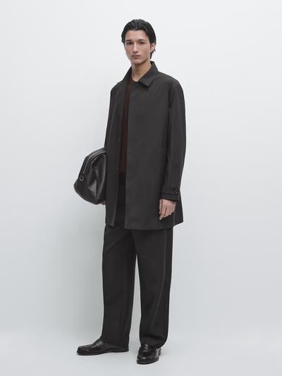 Massimo Dutti Парка из легкой технической ткани