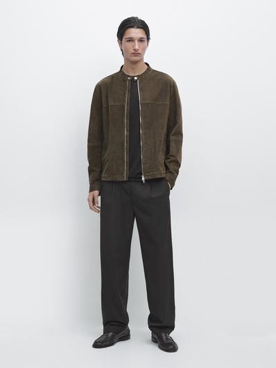 Massimo Dutti Куртка из замши