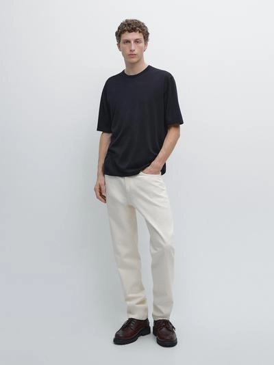 Футболка из шерсти с короткими рукавами