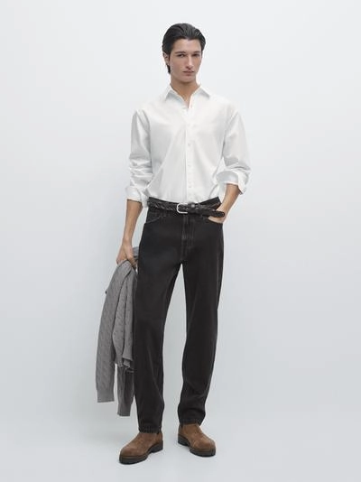 Рубашка из 100% хлопка- Заказать в России