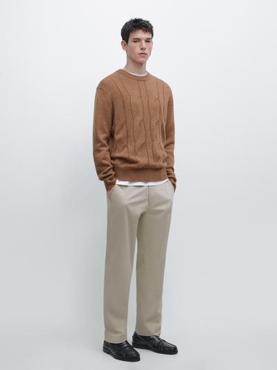 Massimo Dutti Брюки из хлопка в узком крое купить с доставкой.