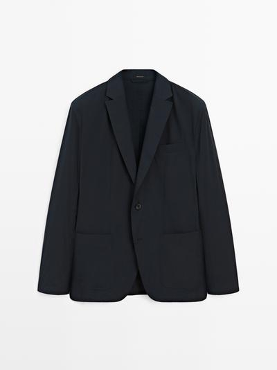 Massimo Dutti Легкий технический пиджак купить с доставкой.