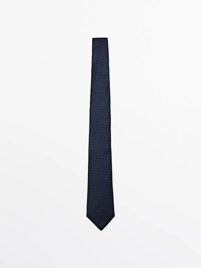 Галстук в горошек из 100% шелка- Заказать в России