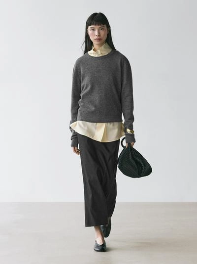 Юбка-карандаш из льняно-шелкового материала- Заказать в России