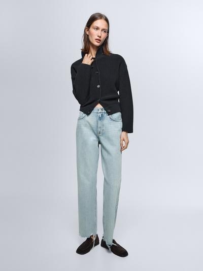 Massimo Dutti Джинсы прямого кроя с высокой посадкой купить с доставкой.