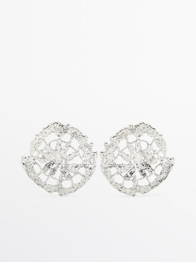 Massimo Dutti Текстурированные серьги