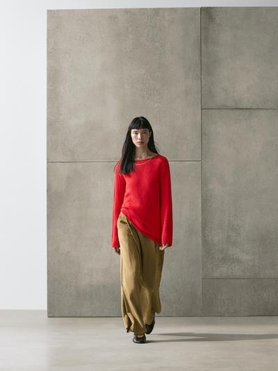 Massimo Dutti Асимметричный вязаный свитер