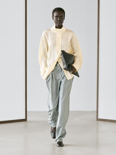 Massimo Dutti Брюки со складками и стрелками