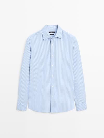 Massimo Dutti Рубашка из 100% хлопка в полоску