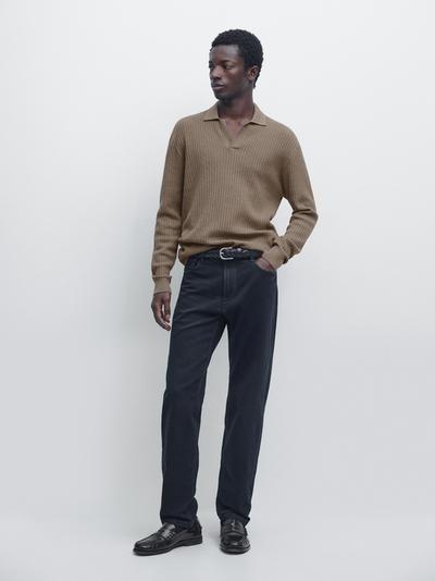 Massimo Dutti Джинсы в стиле денима с утонченным кроем