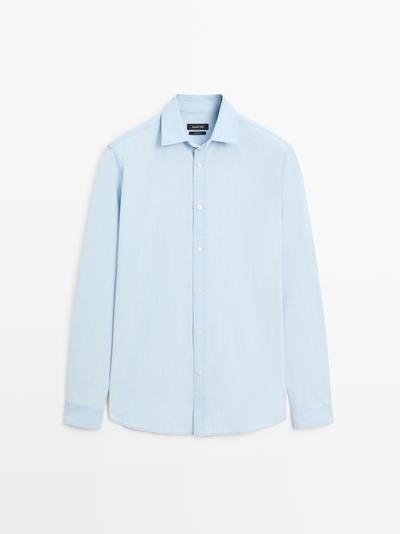 Massimo Dutti Рубашка из джинсовой ткани 100% хлопка