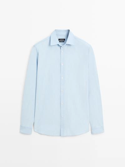 Рубашка из джинсовой ткани 100% хлопка- Заказать в России