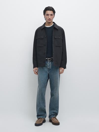 Massimo Dutti Короткая куртка с деталями карманов