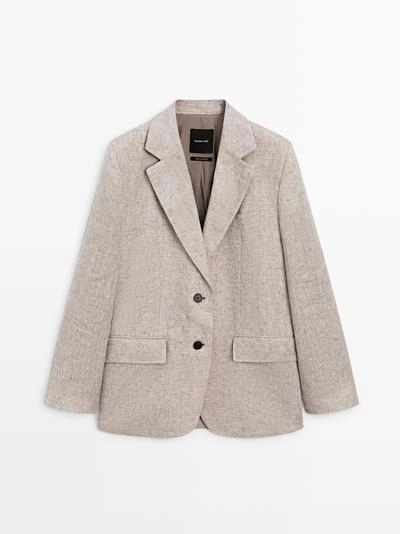 Пиджак из льна