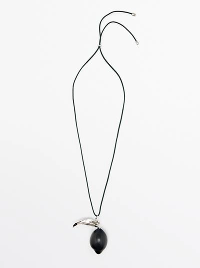 Massimo Dutti Ожерелье из кожаного шнура