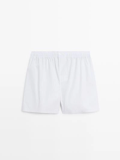 Боксеры в полоску из 100% хлопка