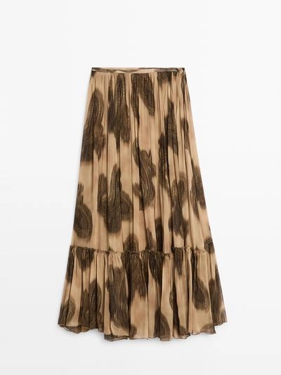 Длинная юбка с пейсли