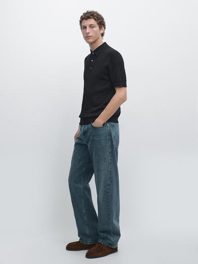 Massimo Dutti Поло из 100% хлопка с косынкой