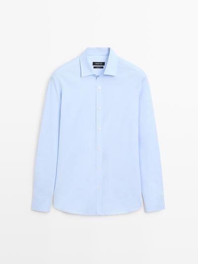 Massimo Dutti Рубашка из хлопково-вискозного материала