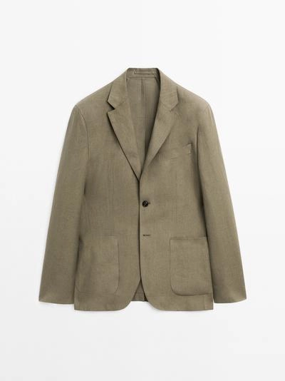 Пиджак из льна- Заказать в России