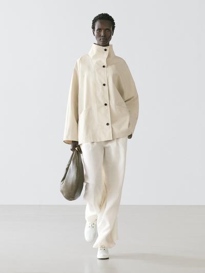 Massimo Dutti Куртка с деталями высокого воротника