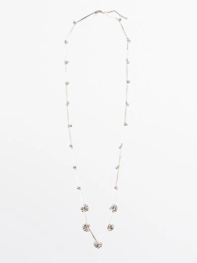 Ожерелье с металлической цепью- Заказать в России