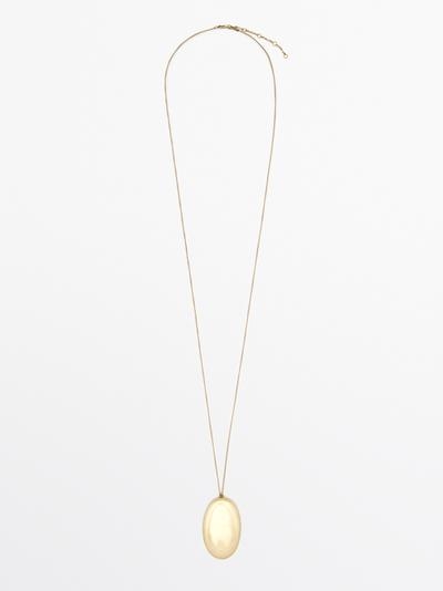 Massimo Dutti Ожерелье с металлическим подвеском