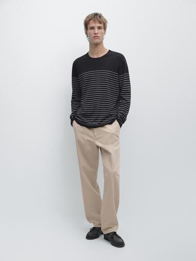 Massimo Dutti Брюки в стиле JOGGER FIT из хлопковой смеси