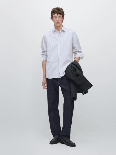 Рубашка в полоску REGULAR FIT- Заказать в России